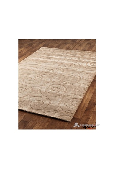 Apex Halı Flat 9756 Beige El Dokuma Modern Salon Halısı Bej