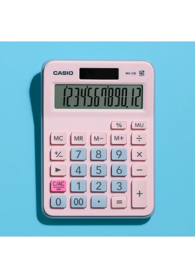 Casio MX-12B-PKLB 12 Haneli Masaüstü Hesap Makinesi