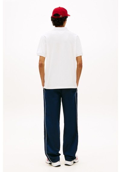 Tommy Hilfiger Tjm Erkek Regular Ess Beyaz Polo Yaka T-shirt-13676 Beyaz