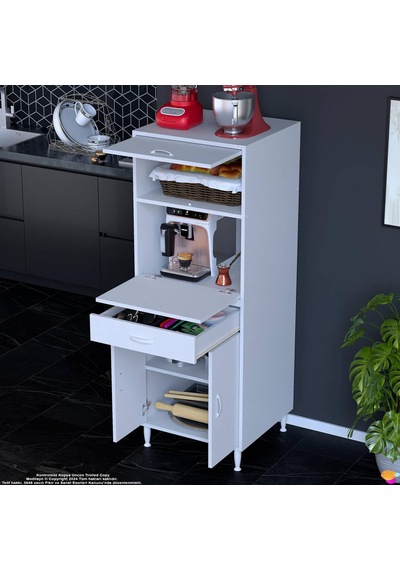Eliusta Serale 56 Cm Derinlikte 4 Kapaklı Dolap Mutfak Fırın Dolabı 60x162,4x56 Cm Modüler Beyaz Dolap Beyaz Eliusta Serale 56 Cm Derinlikte 4 Kapaklı Dolap Mutfak Fırın Dolabı 60x162,4x56 Cm Modüler Beyaz Dolap Beyaz