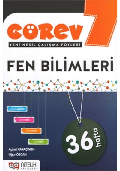 7. Sınıf Fen Bilimleri Görev Yeni Nesil Çalışma Föyleri  -  Aykut Karaçimen  -  Nitelik Yayınları