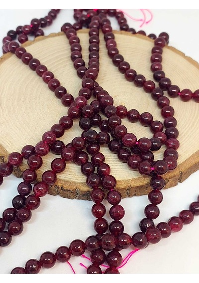 Lal Granat Garnet Taşı Dizi 8mm 46010