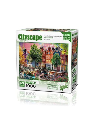 20793 Puzzle 1000 Beautiful Sunset İn Amsterdam