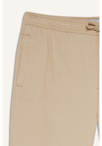 Defacto Jogger Fit Beli Bağcıklı Üç Cepli Pantolon F4680ax25aubg206 Bej Defacto Jogger Fit Beli Bağcıklı Üç Cepli Pantolon F4680ax25aubg206 Bej