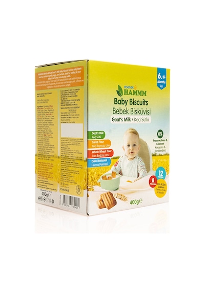 Hammm Keçi Sütlü Bebek Bisküvisi 400 gr