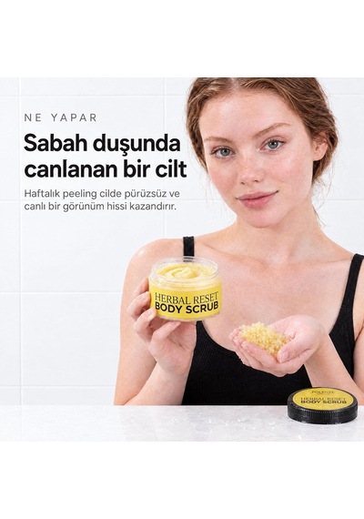 Herbal Reset Body Scrub, Botanik Tuz Vücut Peelingi, 250 Ml