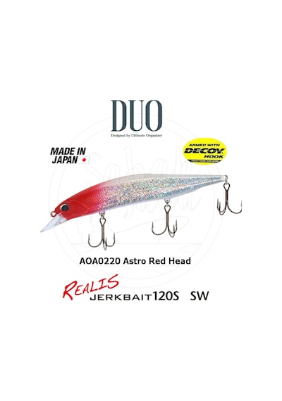 Duo Realis Jerkbait 120S Sw Aoa0220 Astro Red Head (547075618)