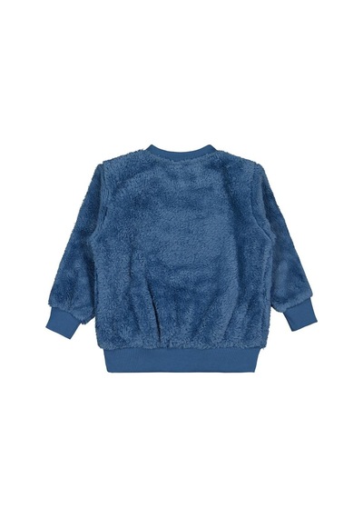 Civil Boys Ayı Nakışlı 2-5 Yaş Sweatshirt - Mavi İndigo