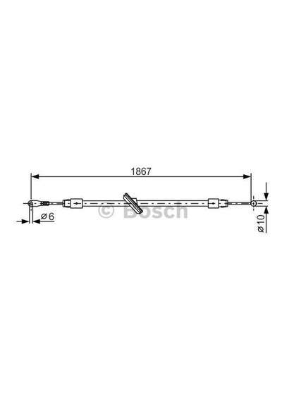 BOSCH 1987482028 FREN TELİ. 1867 MM