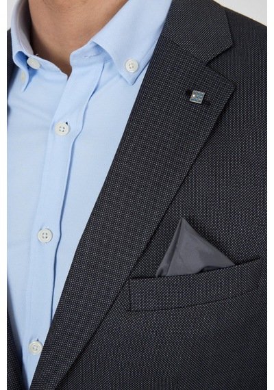 İmza Siyah Mono Yaka Armürlü Tam Astar Esnek 6 Drop Comfort Fit Classic Ceket 1002250153 Siyah İmza Siyah Mono Yaka Armürlü Tam Astar Esnek 6 Drop Comfort Fit Classic Ceket 1002250153 Siyah