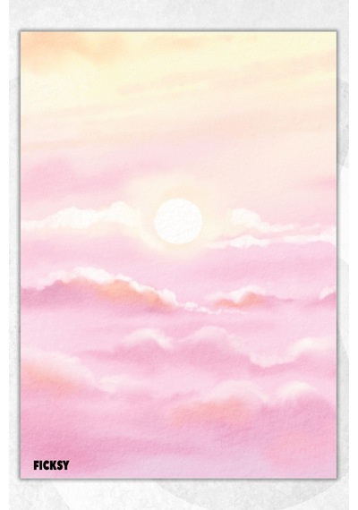 A5 Güneş Bloknot Çizgisiz Defter - 50 Yaprak - Memopad - Notepad - Not Defteri - Not Kağıdı Çok Renkli Çok Renkli
