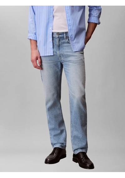 Calvin Klein Standard Straıght Ck, X2p, 30, 30 Mavi Erkek Kot Pantolon