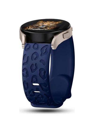 Movetime Mt42x Mt46x Mt43a Amazfit Gts Bip 20mm Kordon Leopar Desen Yumuşak Silikon Kordon