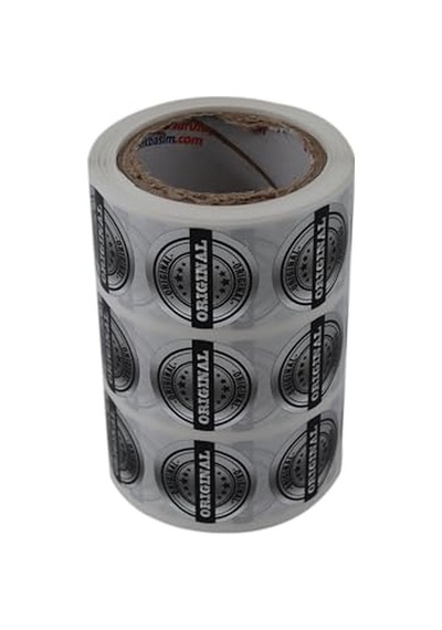 Original Orjinal Etiketi Pp Metalize 25mm Çapında 1000 Adet Ürünlerinizin Kontrol Edildiğini Belirtin 1