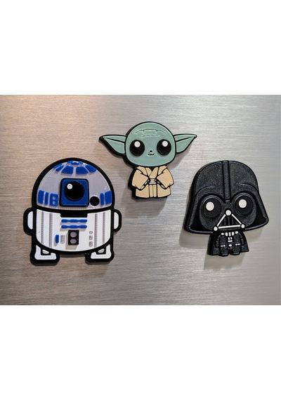 Star Wars Darth Maul Chewbacca Stormtrooper Karakterleri Dekoratif Buzdolabı Magneti