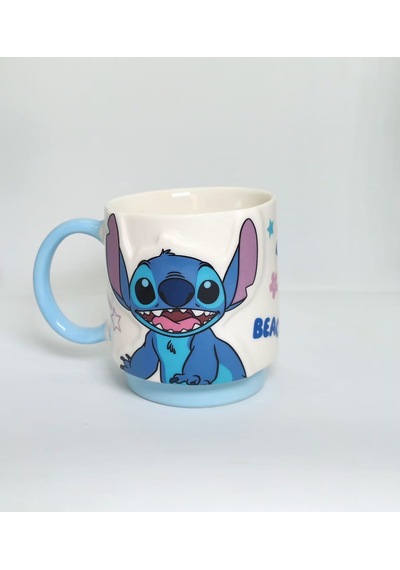 Stitch Tasarımlı 2'li Kupa - Mug Çok Renkli