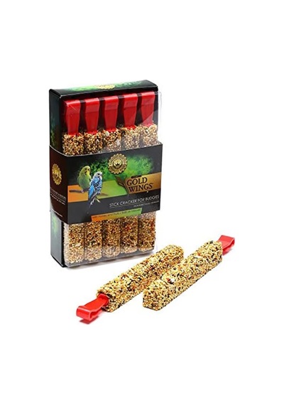 Gold Wings Premium Ballı-meyveli Muhabbet Kuşu Krakeri, 10'lu Kutu