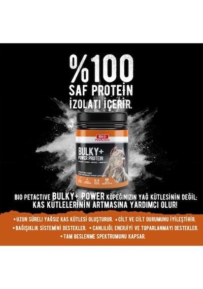 Bio Petactive Bulky Power Köpek Protein Tozu 368 G