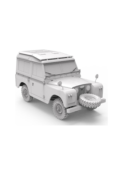 Ak Interactive 35013 1/35 Ölçek, Land Rover 88 Series Iıa Steyşın Vagon , Askeri Araç Plastik Model Kiti