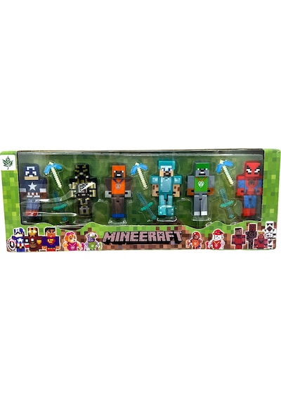 Minecraft Yenilmezler Pati Devriyesi Dc Karakter Seti 12 Parça