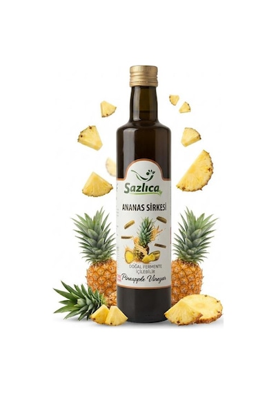 Sazlıca Ananas Sirkesi 500 Ml