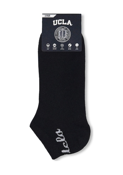 Ucla Adelıta 3'lü Siyah-yeşil-beyaz Uzun Jakarlı Pamuk Standard Fit Unisex Çorap