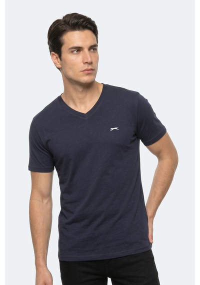 Slazenger Rıvaldo T Erkek Lacivert Tişört
