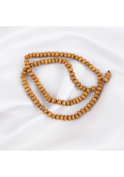 Ceviz Ağacı 99luk Tekerlek Kesim 6x5mm Namaz Tesbihi