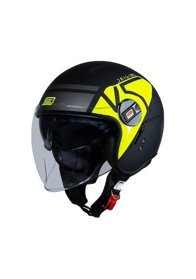 Origine Alpha Track Fluo Açık Kask Siyah - Sarı