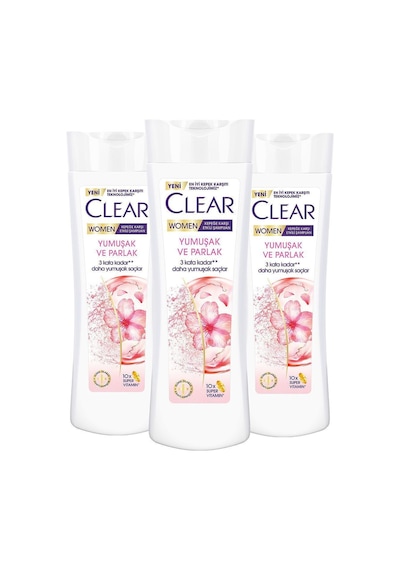 Women Kepeğe Karşı Etkili Şampuan Yumuşak Ve Parlak 350 Ml X3