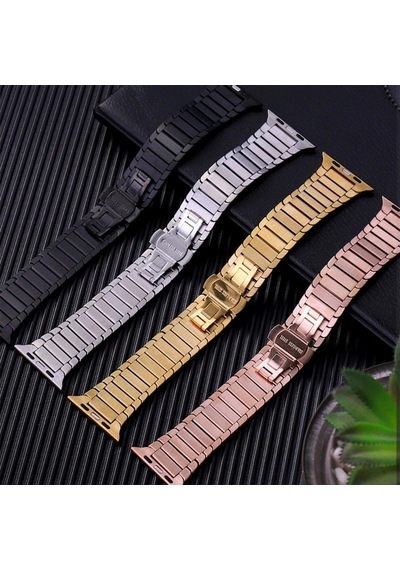Apple Watch Uyumlu38mm Kr413 Fine Steel Kordon Saat Değildir - Yıldız Işığı