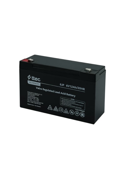 Ttec Ultimate 6jp 6v 12ah Bakımsız Kuru Akü