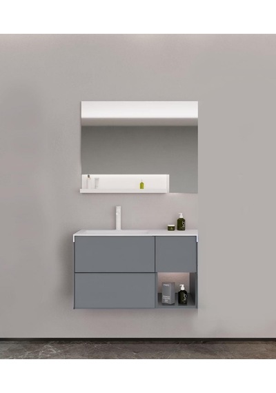Orka Milano 100 Alt Modül + Lavabo Modul Mat Gri Diğer Orka Milano 100 Alt Modül + Lavabo Modul Mat Gri Diğer