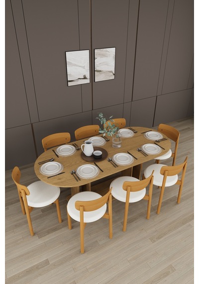 Lüks Yemek Odası Takımı 3 Parça %100 Mdf Konsol Yemek Masası Tv Ünitesi Yt02 Beyaz - Karına Lüks Yemek Odası Takımı 3 Parça %100 Mdf Konsol Yemek Masası Tv Ünitesi Yt02 Beyaz - Karına