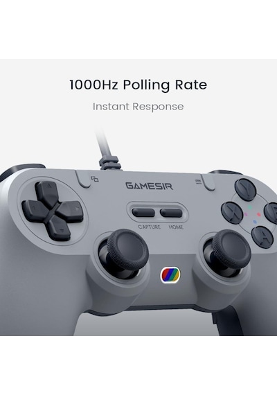 Gamesir Tegenaria T3 Lite Kablolu Controller Retro Gri Switch,windows Pc,steam,android,Apple Uyumlu iOS