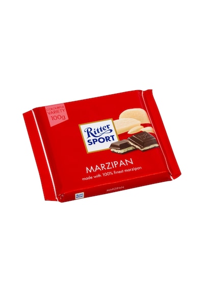 Ritter Sport Çikolata 100 G Acıbadem - Sütlü Çikolata Keyfi 4'li Avantaj Paketi - 4 Adet Tarı