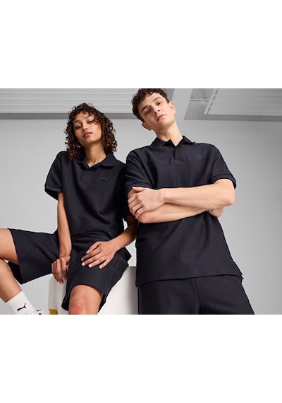 Puma Premium Ess Jacquard Polo Erkek Günlük Polo Tişört 62967016 Renkli Renkli