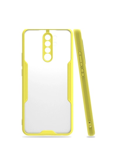Magicool Xiaomi Redmi Note 8 Pro Kılıf Platin Silikon - Sarı