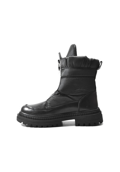 Beety 23bk40.105 Hakiki Deri Siyah Casual Kadın Bot Siyah