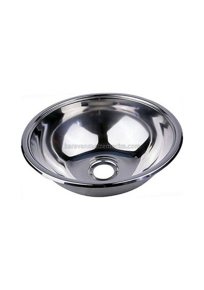 Krom Paslanmaz Evye Lavabo 28cm
