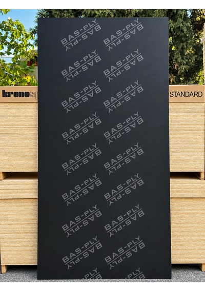 Basply Yerli Çift Taraflı Filmli Plywood 18 Mm 1250 X 2500 Mm 9 Katman Çam Ahşabı