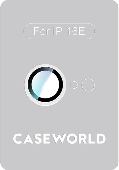 Apple Uyumlu   iPhone 16e Caseworld Alloy Serisi Oleofobik Anti Reflective Kamera Lens Koruyucu Şeffaf