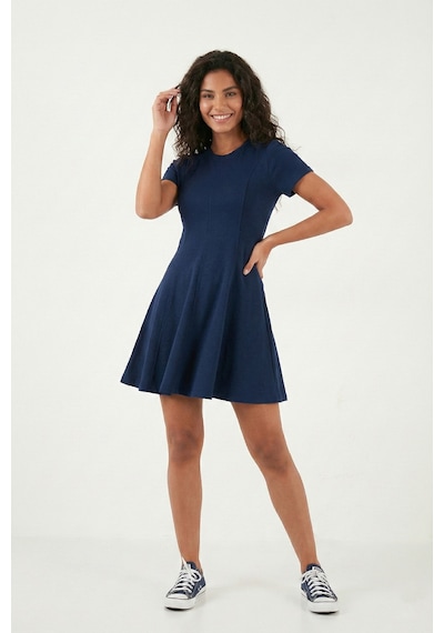 Lela Bayan Elbise 5866342 Lacivert Lacivert