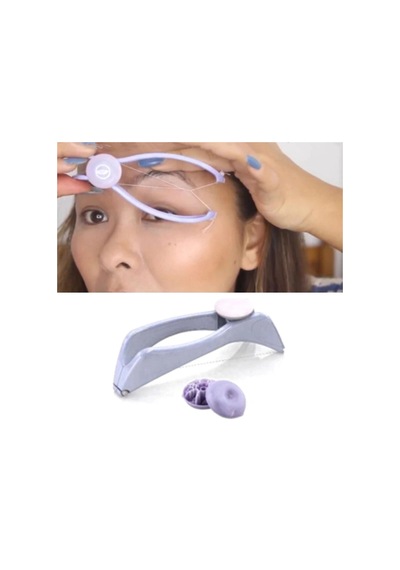İple Yüz Tüy Alma Aleti Kaş Bıyık Epilasyon Makinesi 10 Yedek İpli Set Bx-316457