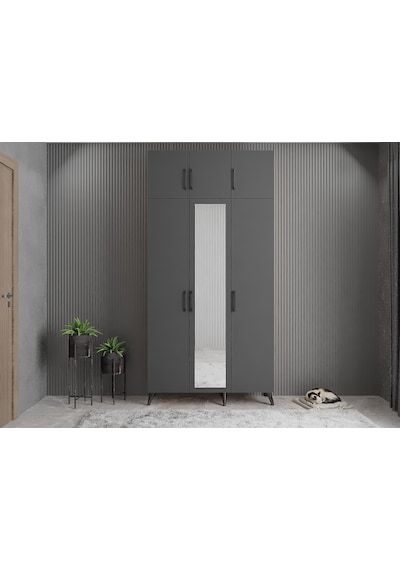 Açelya Portmanto Vestiyer Füme 120 cmM5
