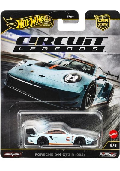 Hot Wheels Premium Cırcuit Legends Porsche 911 Gt3 R 992 Fpy86 Jbk65 Çok Renkli