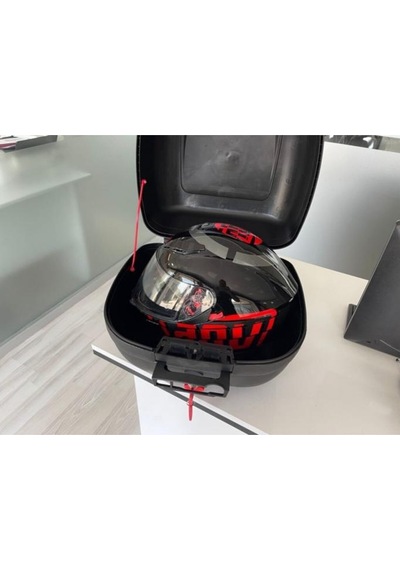 First Bag Motosiklet Çantası 33 Litre Kırmızı Reflektörlü