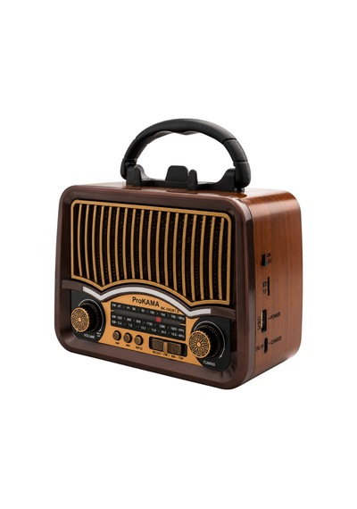 Prokama Bk-7082bts Solar Enerjili Şarjlı Nostaljik Retro Radyo