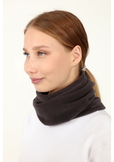 Seva Unisex Füme Polar Boyunluk Ve Bere Antrasit