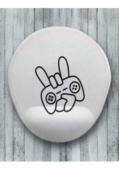 Game Oval Bilek Destekli Mouse Pad Mousepad